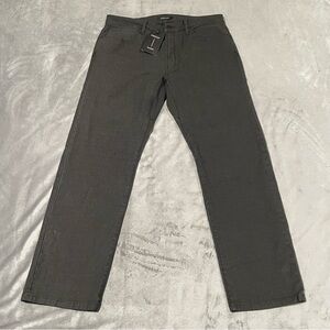 Proof Huckberry Pants Mens 34x30 Black Rover Stretch Canvas Straight Leg